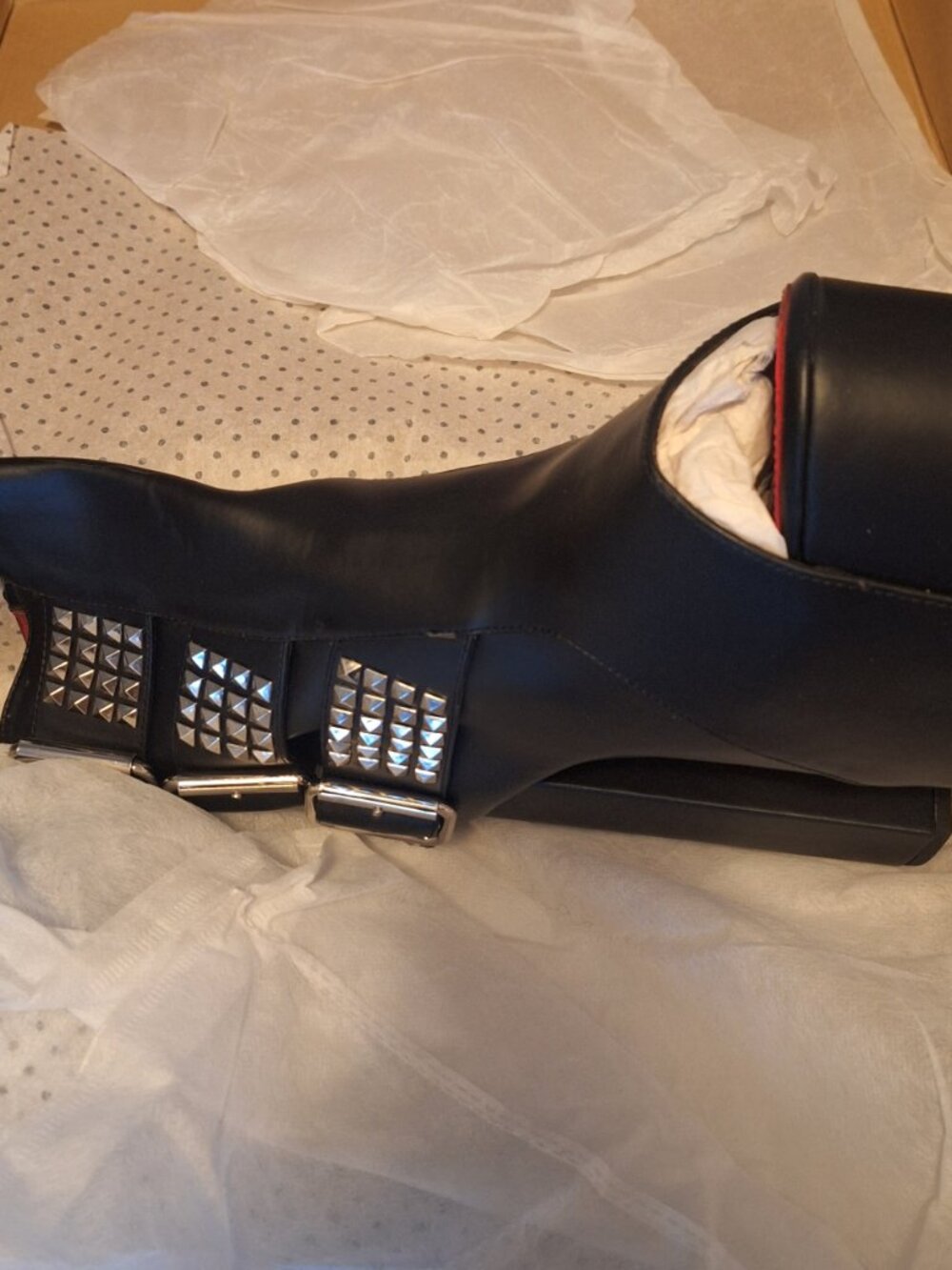 NEW Charla Tedrick Gilman Studded Platform - Picture 10 of 10
